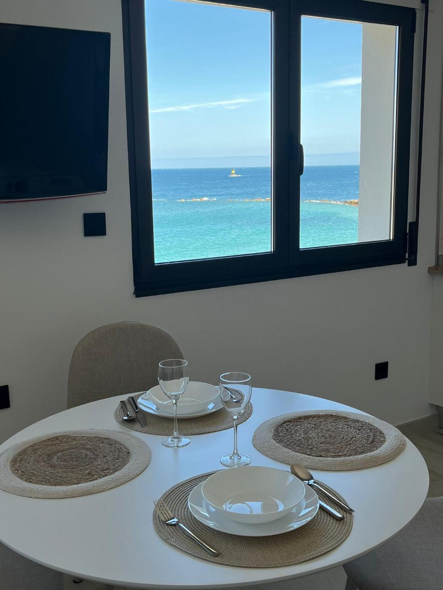 Apartamento Burela Paloma Playa Bagian luar foto