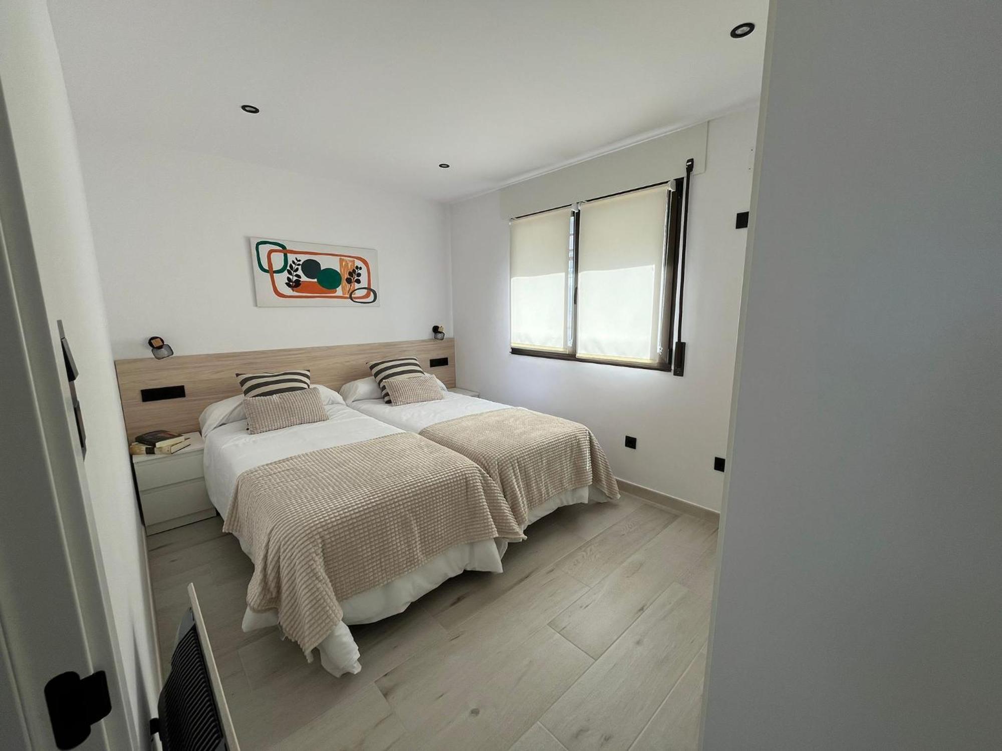 Apartamento Burela Paloma Playa Bagian luar foto