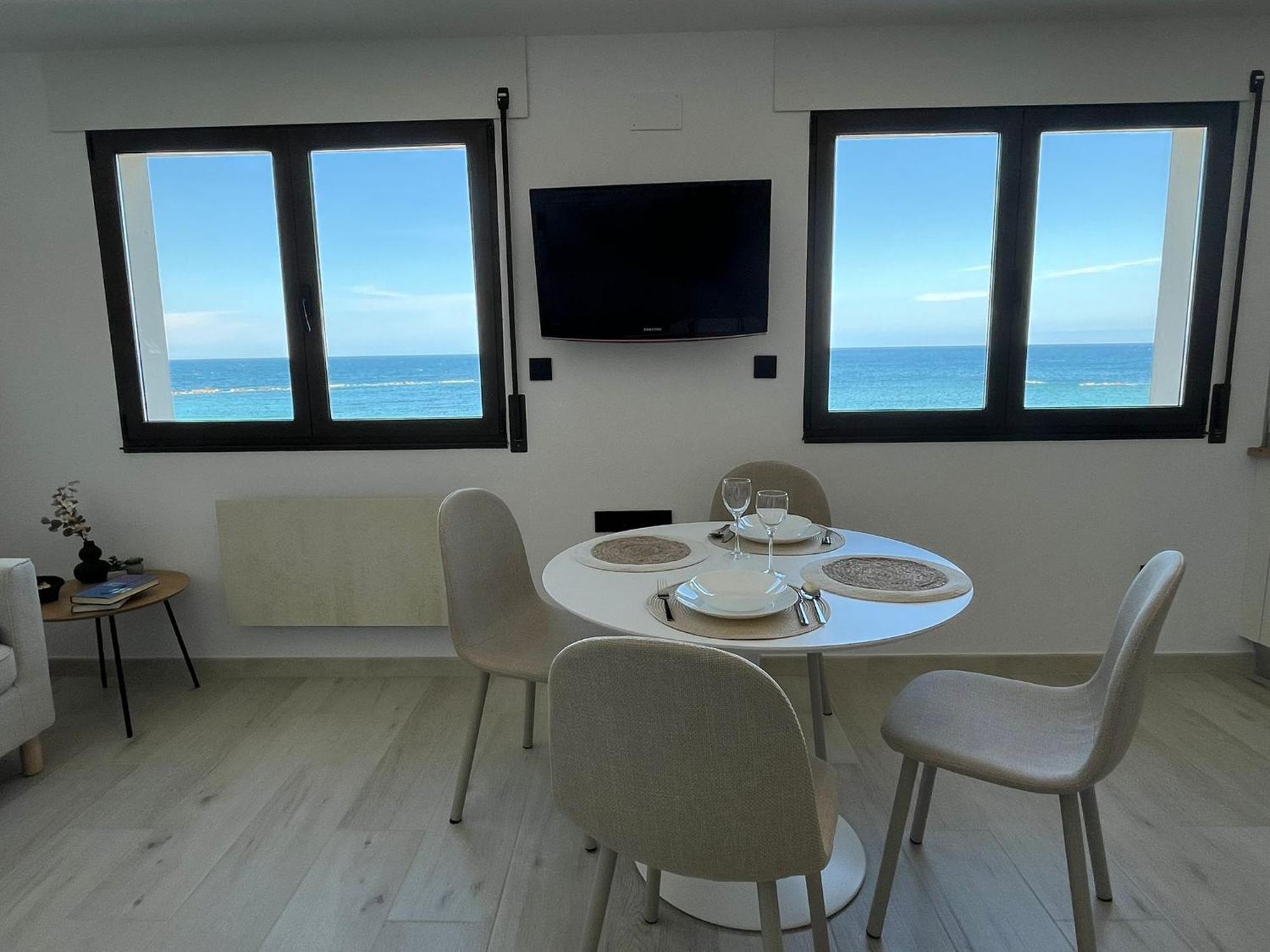 Apartamento Burela Paloma Playa Bagian luar foto