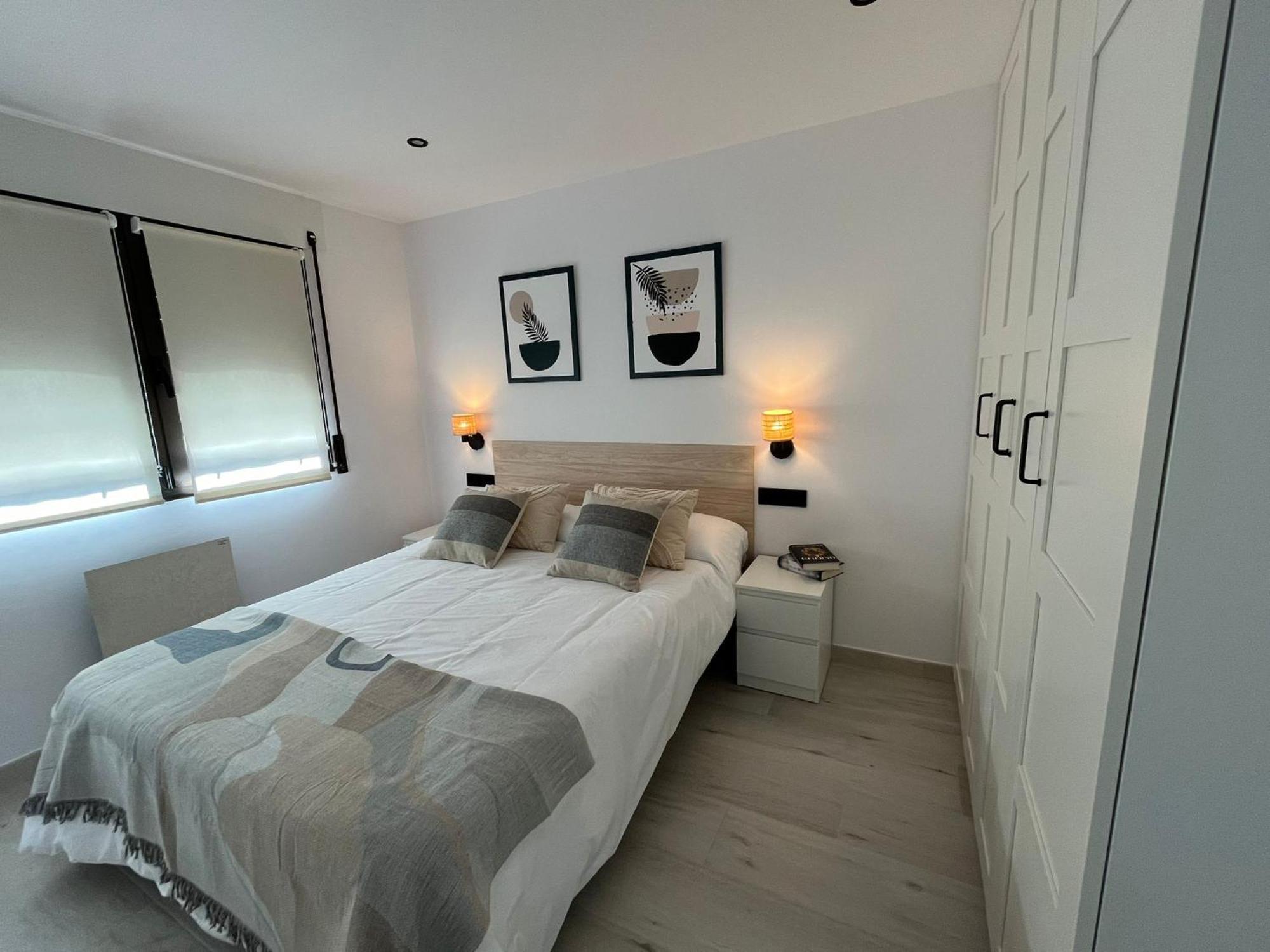 Apartamento Burela Paloma Playa Bagian luar foto