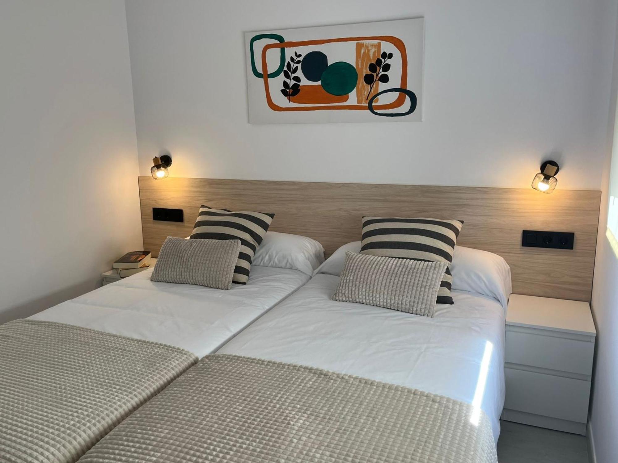 Apartamento Burela Paloma Playa Bagian luar foto