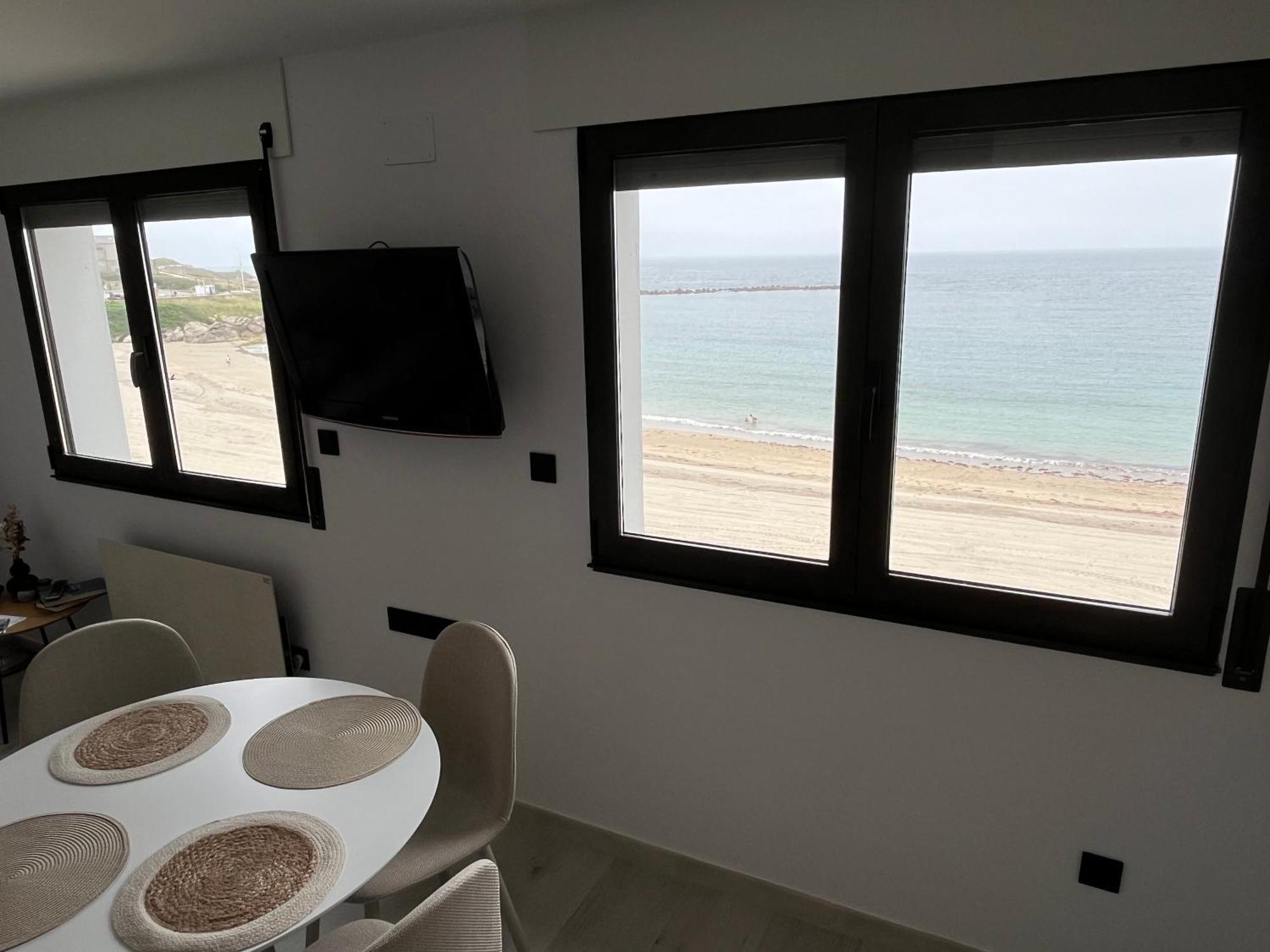 Apartamento Burela Paloma Playa Bagian luar foto